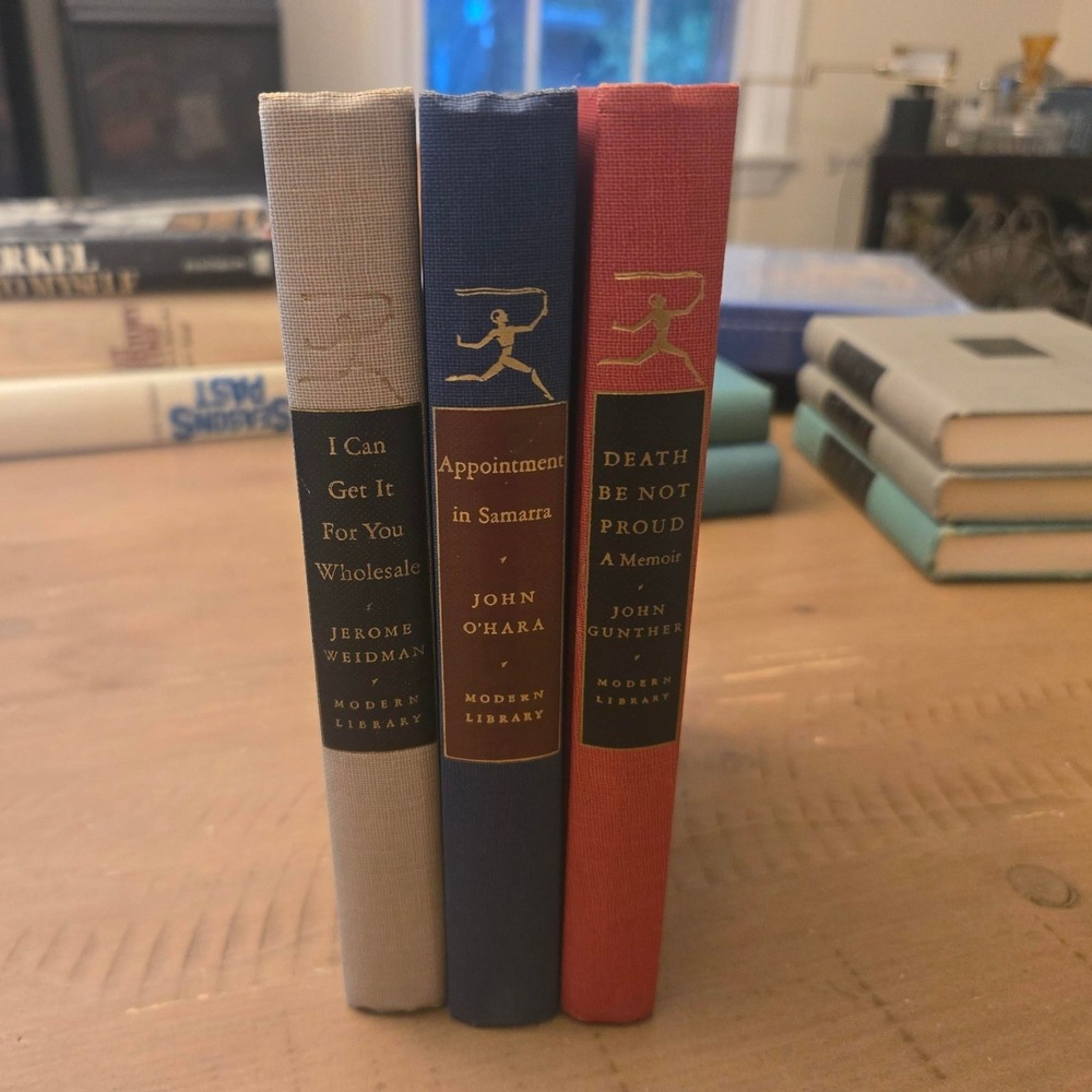 Modern Library Hardcover Book Lot (3) Vintage Classics Cloth Gilt